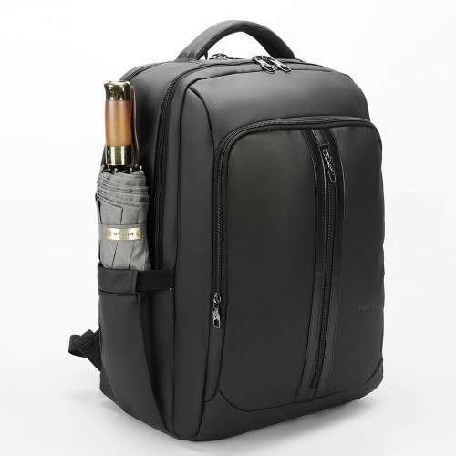 Waterproof backpack with USB and USB-C ports with logo printing 15.6