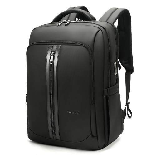 Waterproof backpack with USB and USB-C ports with logo printing 15.6