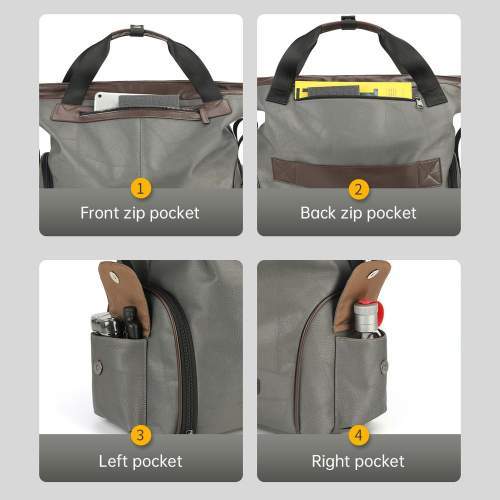 Business travel bag with separate shoe compartment with logo 22L