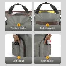 Business travel bag with separate shoe compartment with logo 22L