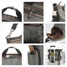 Business travel bag with separate shoe compartment with logo 22L