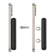 Magnetyczny power bank z ładowaniem bezprzewodowym MAGNETIX 10000mAh