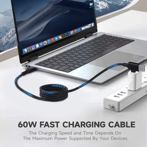 4-in-1 magnetic USB cable 60W VOLT with data transfer and Your logo