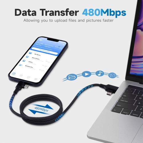 4-in-1 magnetic USB cable 60W VOLT with data transfer and Your logo