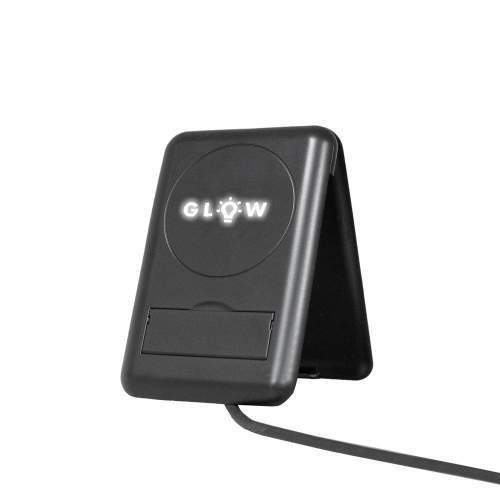 Stojak na telefon z ładowaniem 15W i podświetlanym logo FLARE