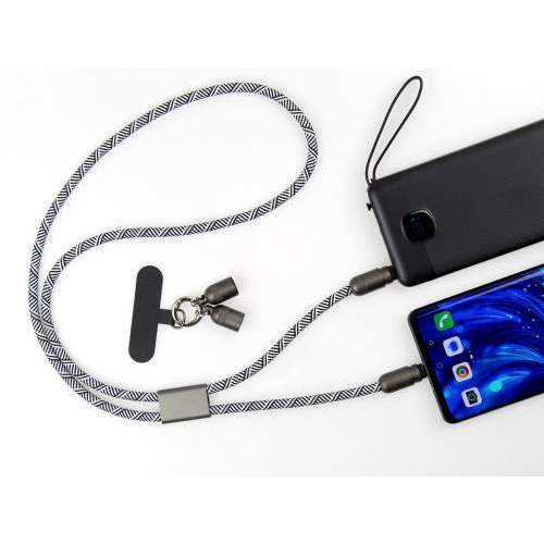 Kabel USB-C smycz sznurkowa okrągła 60W CHILL