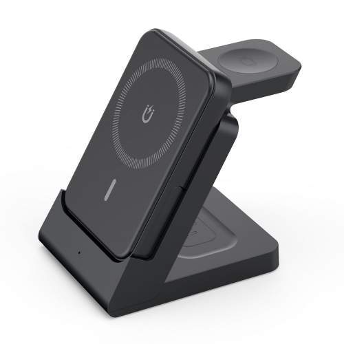 Ładowarka bezprzewodowa 3w1 z odpinanym power bankiem NEGRIL