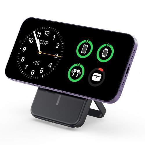 Ładowarka bezprzewodowa 3w1 z odpinanym power bankiem NEGRIL