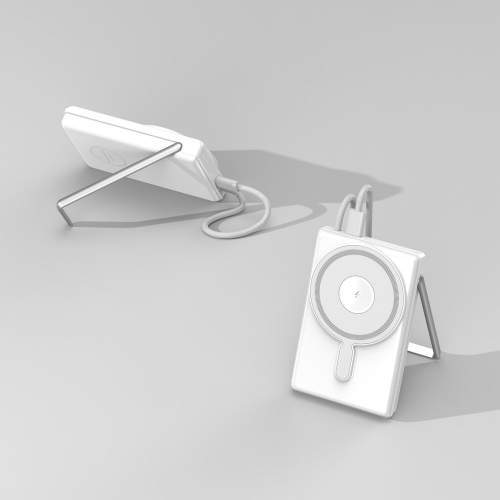 Power Bank z wbudowanym kablem USB-C i podstawką EVOLUTION 10000mAh