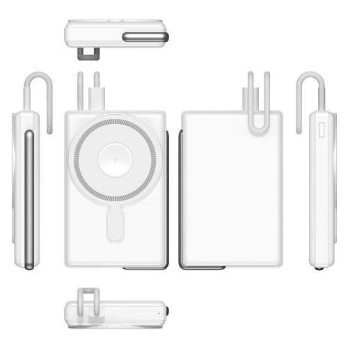 Power Bank z wbudowanym kablem USB-C i podstawką EVOLUTION 10000mAh