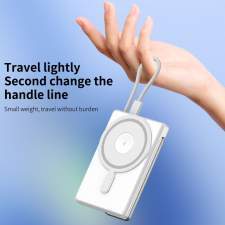 Power Bank z wbudowanym kablem USB-C i podstawką EVOLUTION 10000mAh