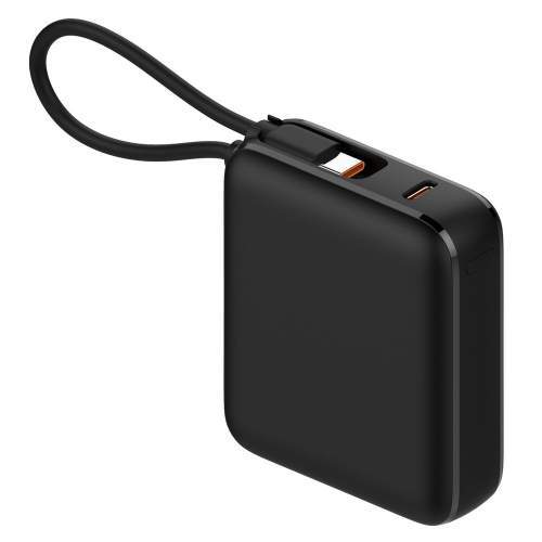 Power Bank z wbudowanym kablem USB-C i wyświetlaczem ZENOX 10000mAh
