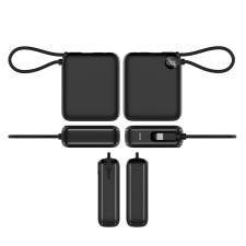 Power Bank z wbudowanym kablem USB-C i wyświetlaczem ZENOX 10000mAh