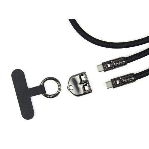 Kabel USB-C smycz sznurkowa okrągła 240W PRIME