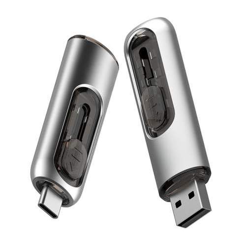 Pamięć USB 2w1 wysuwana OTG USB-C 8-512GB