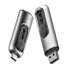 Pamięć USB 2w1 wysuwana OTG USB-C 8-512GB