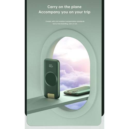 Powerbank z wbudowanymi kablami PRAGUE 10K 10000mAh