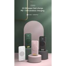 Powerbank z wbudowanymi kablami PRAGUE 10K 10000mAh