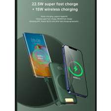 Powerbank z wbudowanymi kablami PRAGUE 10K 10000mAh