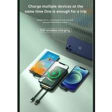 Powerbank z wbudowanymi kablami PRAGUE 10K 10000mAh