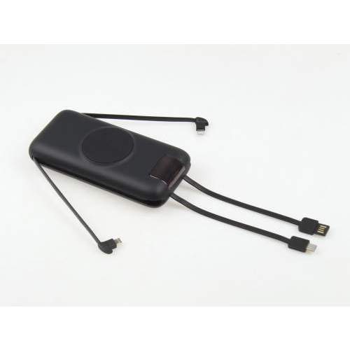 Power bank with built-in cables PRAGUE 20K 20000mAh