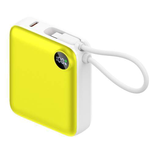 Power Bank z wbudowanym kablem USB-C i wyświetlaczem ZENOX 10000mAh