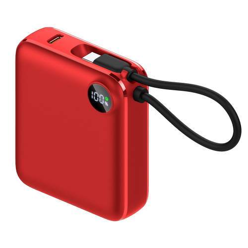 Power Bank z wbudowanym kablem USB-C i wyświetlaczem ZENOX 10000mAh