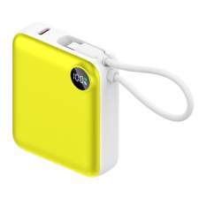 Power Bank z wbudowanym kablem USB-C i wyświetlaczem ZENOX 10000mAh