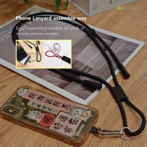 Safety lock lanyard cable USB-C 60W BRISK with logo