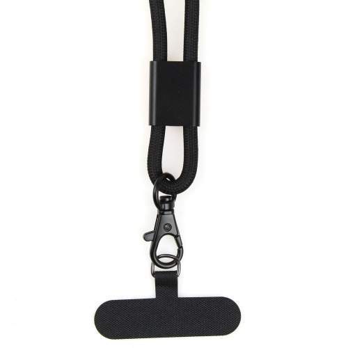 Safety lock lanyard cable USB-C 60W BRISK with logo