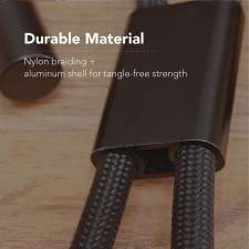 Safety lock lanyard cable USB-C 60W BRISK with logo