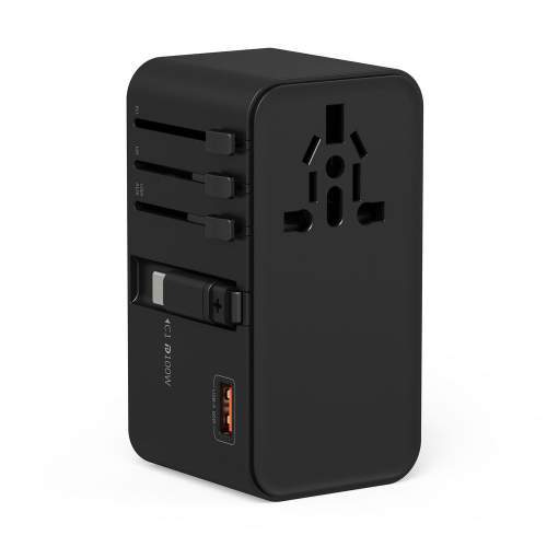 Travel Adapter GaN 100W with Retractable cable EXPLORER