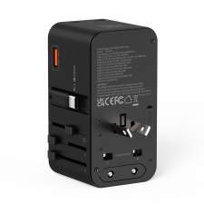 Travel Adapter GaN 100W with Retractable cable EXPLORER