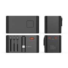 Travel Adapter GaN 100W with Retractable cable EXPLORER