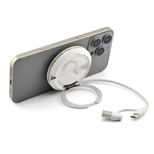 Wireless MagSafe charger 3in1 with built-in cable & stand VIRTO