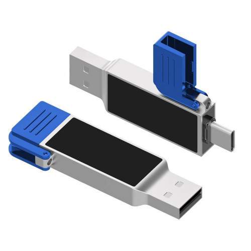 Pamięć USB 2w1 OTG USB-C z podświetlanym logo  8-128GB