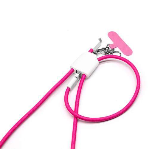 Shoulder lanyard cable ALICANTE 60W USB-C for phone with logo printing