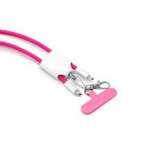 Shoulder lanyard cable ALICANTE 60W USB-C for phone with logo printing