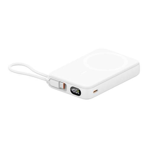Magnetyczny Power Bank z kablem USB-C i podstawką PRESTO 10000mAh