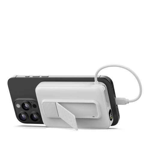 Magnetyczny Power Bank z kablem USB-C i podstawką PRESTO 10000mAh