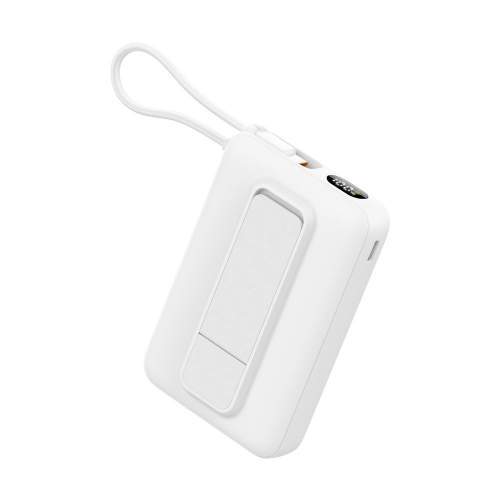 Magnetyczny Power Bank z kablem USB-C i podstawką PRESTO 10000mAh