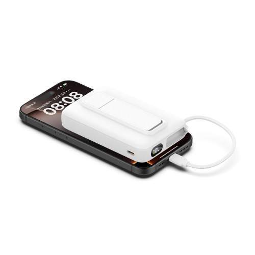 Magnetyczny Power Bank z kablem USB-C i podstawką PRESTO 10000mAh