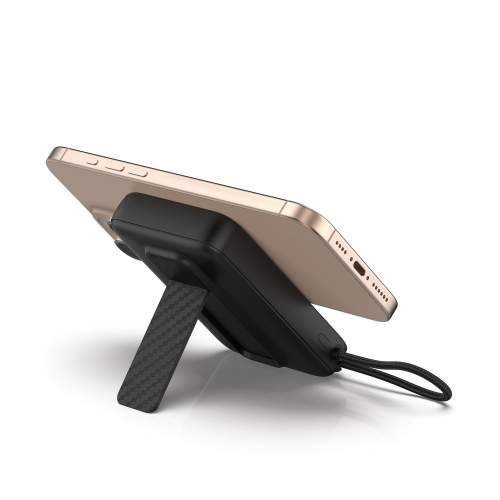 Magnetic Power Bank with USB-C cable & phone stand PRESTO 10000mAh