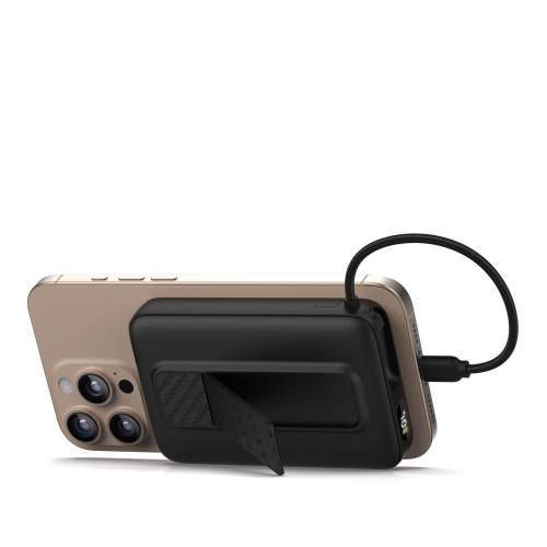 Magnetic Power Bank with USB-C cable & phone stand PRESTO 10000mAh