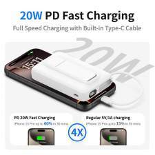 Magnetic Power Bank with USB-C cable & phone stand PRESTO 10000mAh