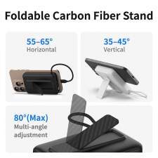 Magnetic Power Bank with USB-C cable & phone stand PRESTO 10000mAh