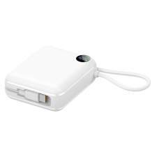 Power Bank z wbudowanymi kablami lightning i USB-C ZENOX 2 10000mAh