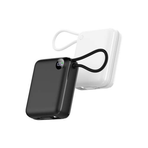 Power Bank with built-in lightning and USB-C cable ZENOX 2 10000mAh