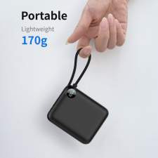 Power Bank with built-in lightning and USB-C cable ZENOX 2 10000mAh