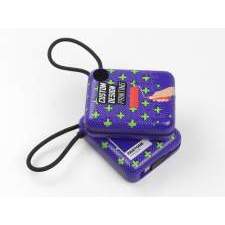 Promotional Power Bank with two Built-in Cables ZENOX 2 in Pantone Color with Print 10000mAh
